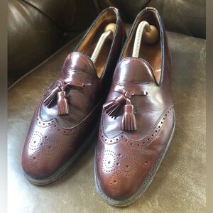 The British Isles Collection LTD. Tassel Loafers in Brown Leather